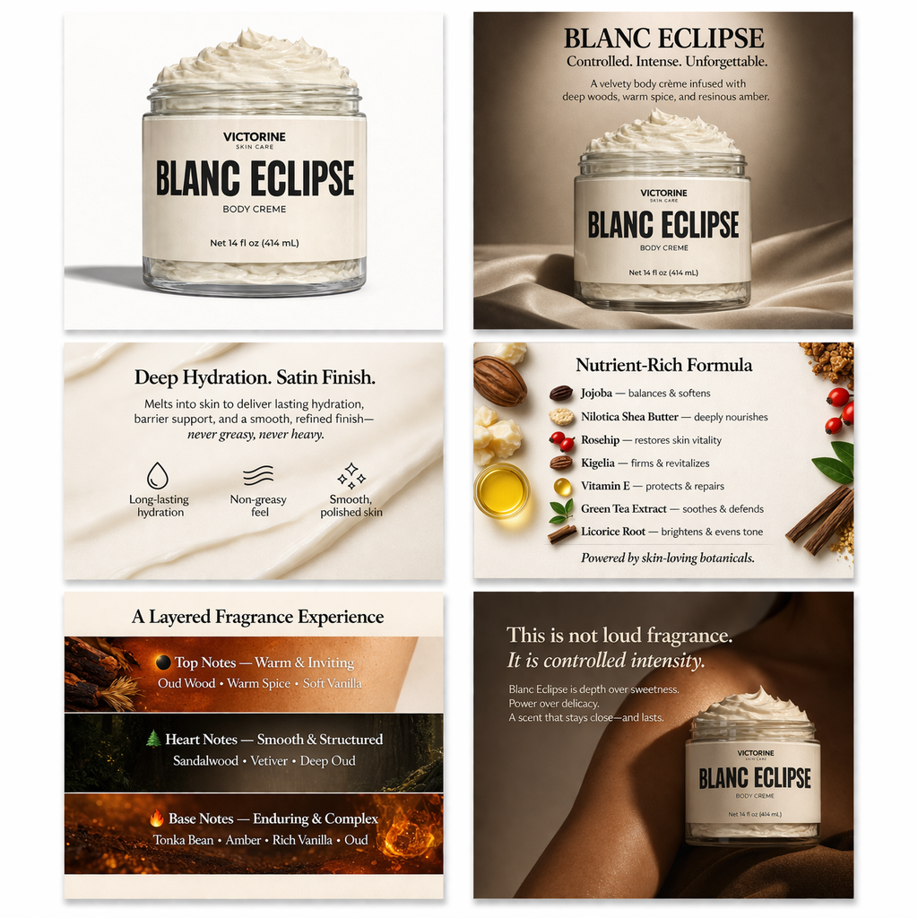 Blanc Eclipse Body Creme details