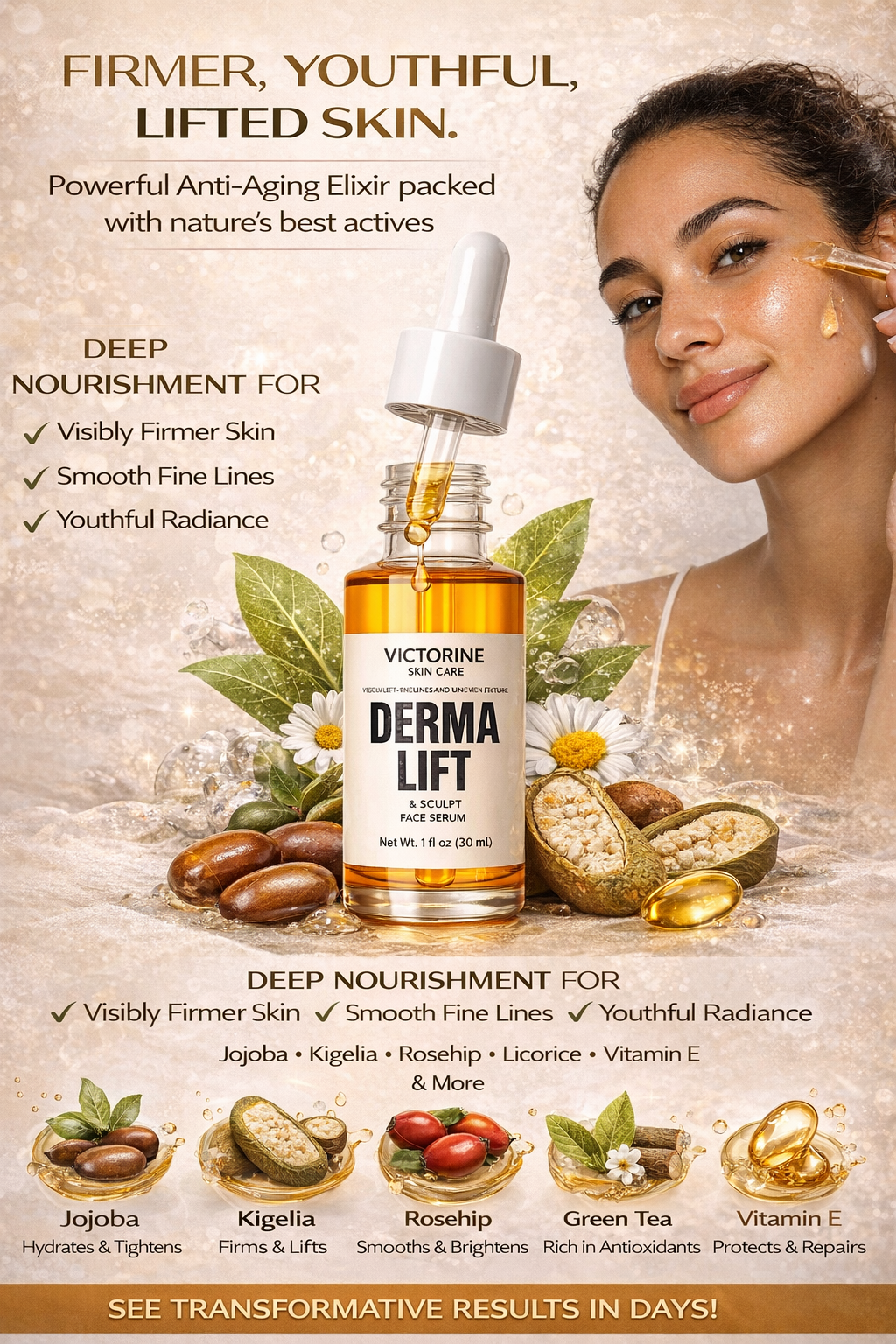 Derma Lift and Sculpt Serum details